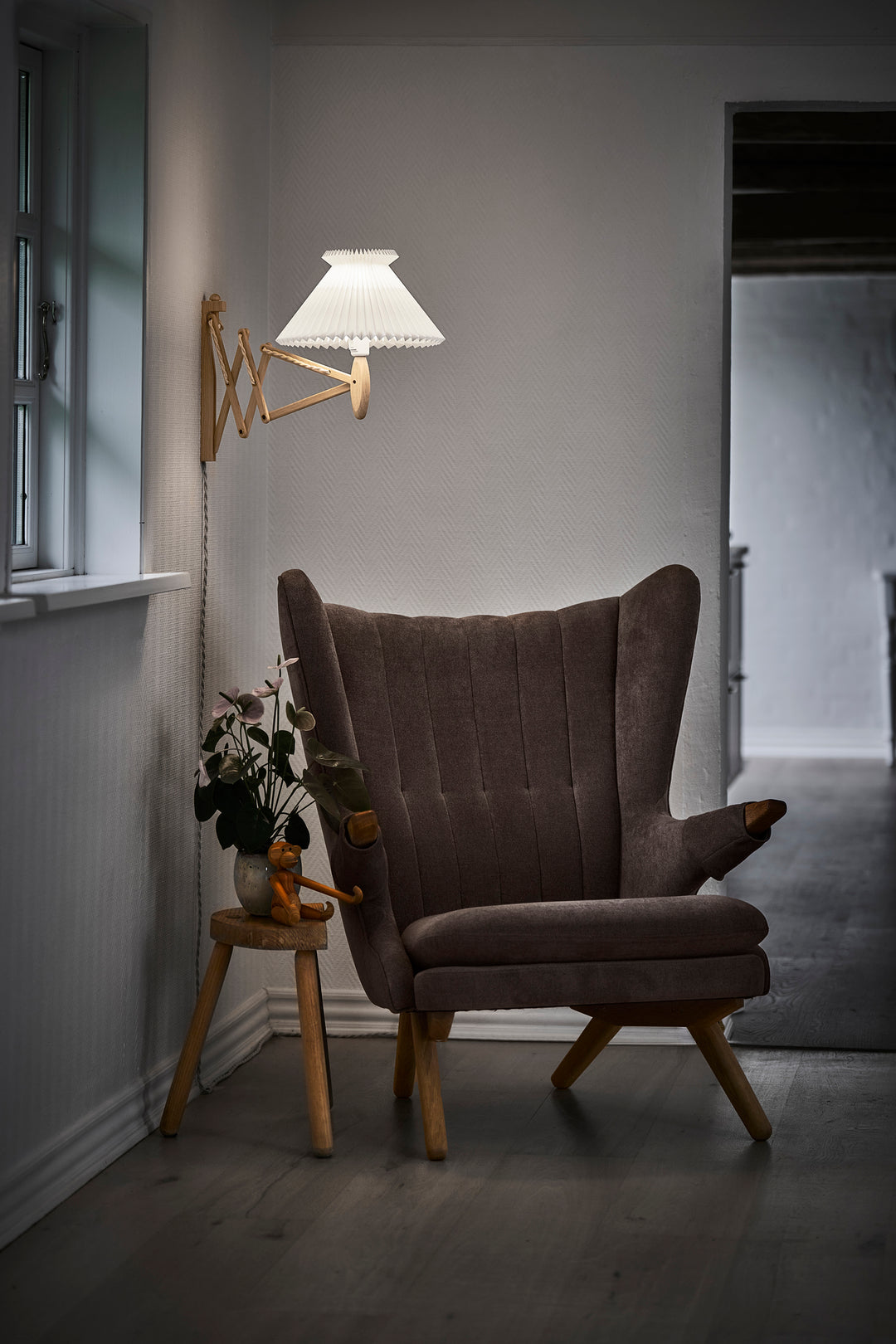 Sax Jubileum vegglampe m/skjerm 6-17