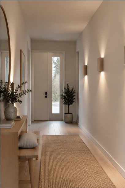 Shield vegglampe - up/down dimbar