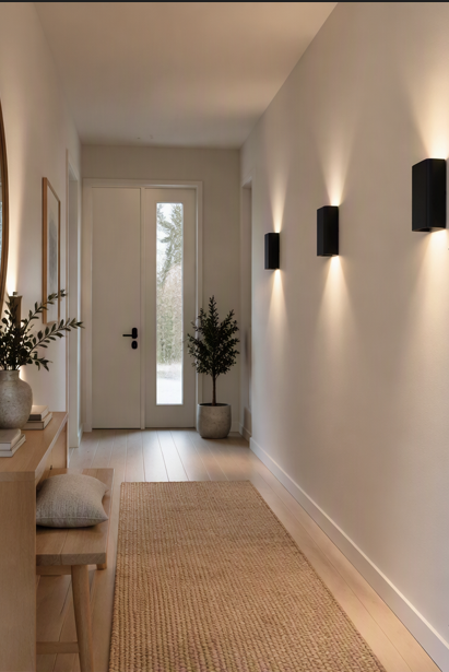 Shield vegglampe - up/down dimbar