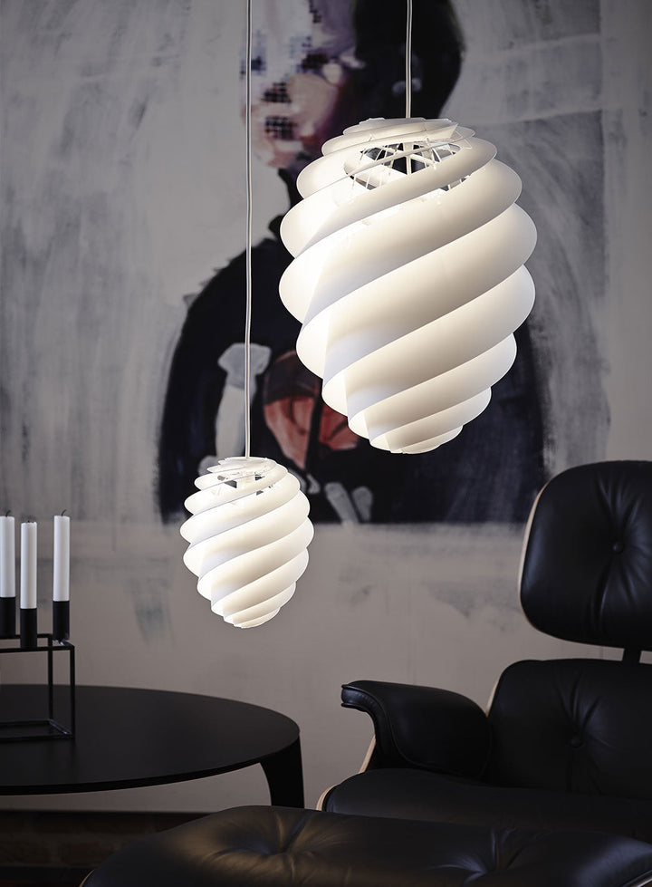 Swirl 2 taklampe Ø36