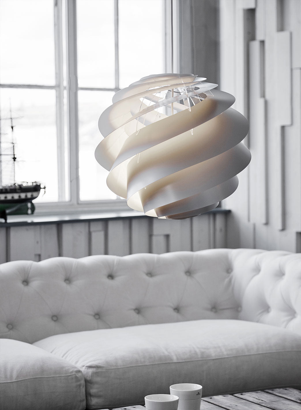 Swirl 3 taklampe Ø40