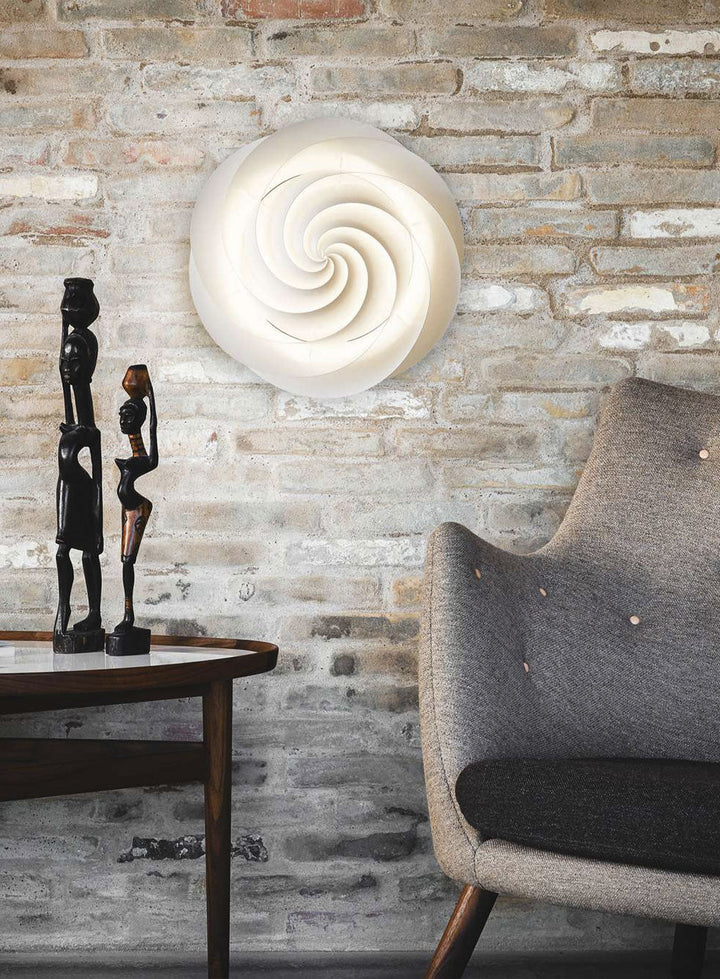 Swirl taklampe/vegglampe Ø37