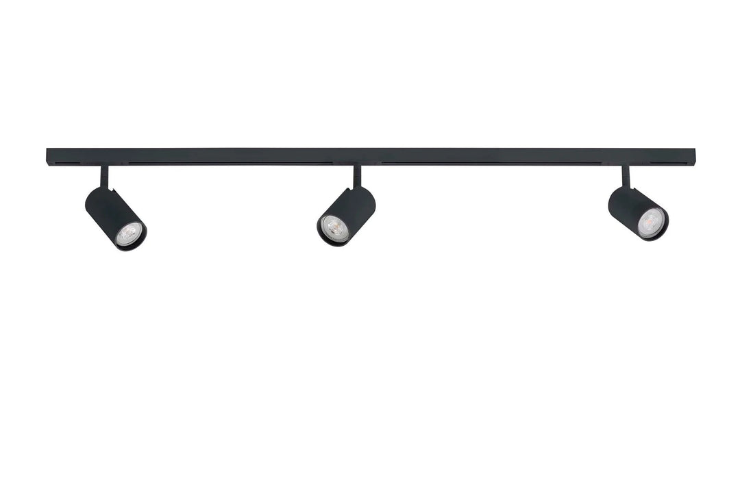 Designline Tube komplett pakke: 1 meter skinne m/3 spotter for GU10