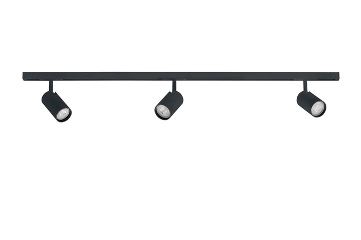 Designline Tube komplett pakke: 1,9 meter spotskinne m/3 spotter GU10