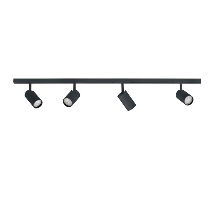 Designline Tube komplett pakke: 1,9 meter spotskinne m/4 spotter GU10