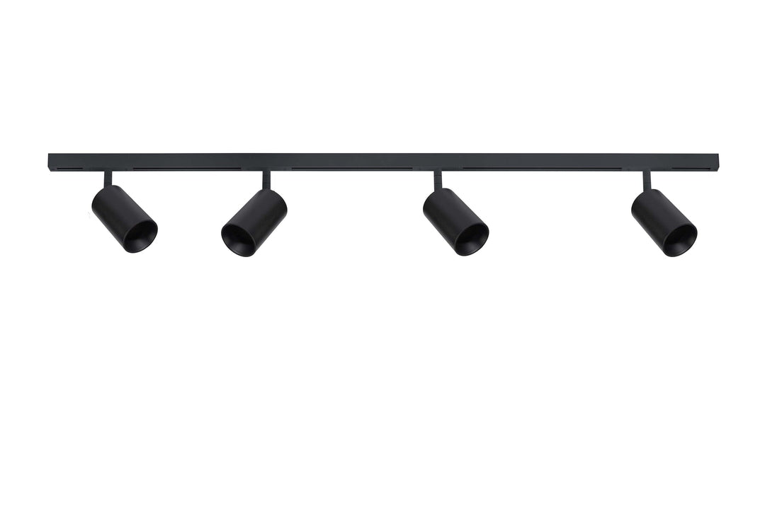 Designline Tube Pro komplett pakke: 1,9 meter skinne m/4 spotter for GU10