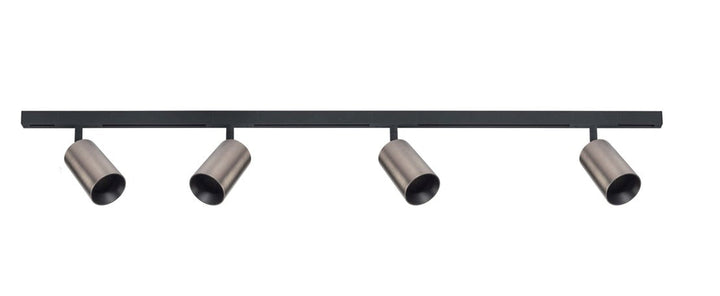 Designline Tube Pro komplett pakke: 1,9 meter skinne m/4 spotter for GU10