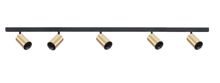 Designline Tube Pro komplett pakke: 1,9 meter skinne m/5 spotter for GU10