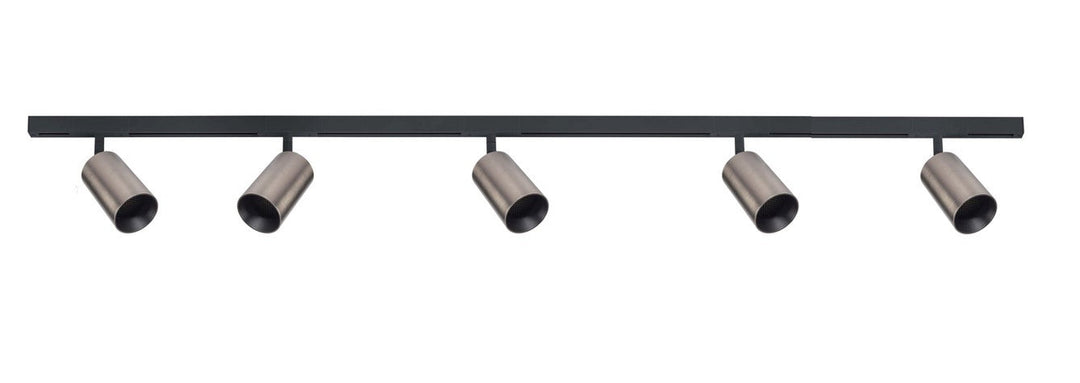 Designline Tube Pro komplett pakke: 1,9 meter skinne m/5 spotter for GU10