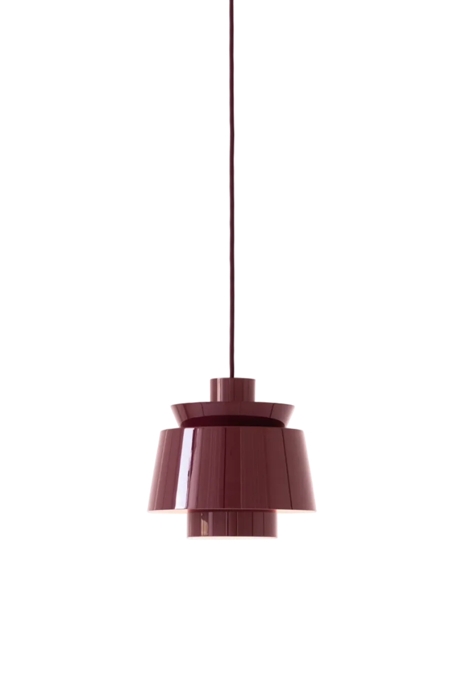 Utzon JU1 pendel - dark burgundy