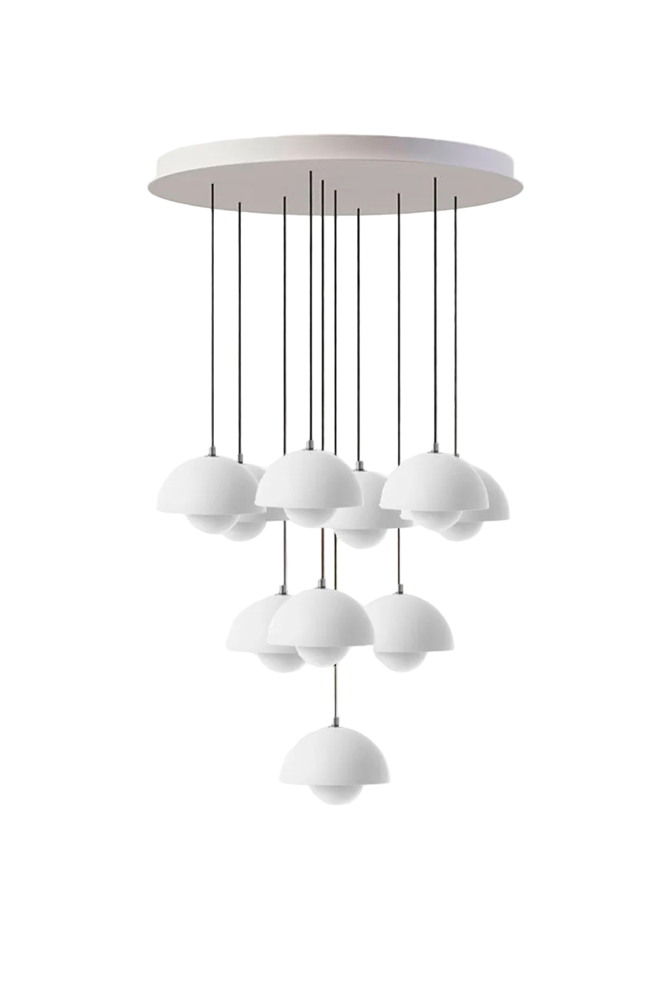 Flowerpot Chandelier VP1 10-lys Ø77