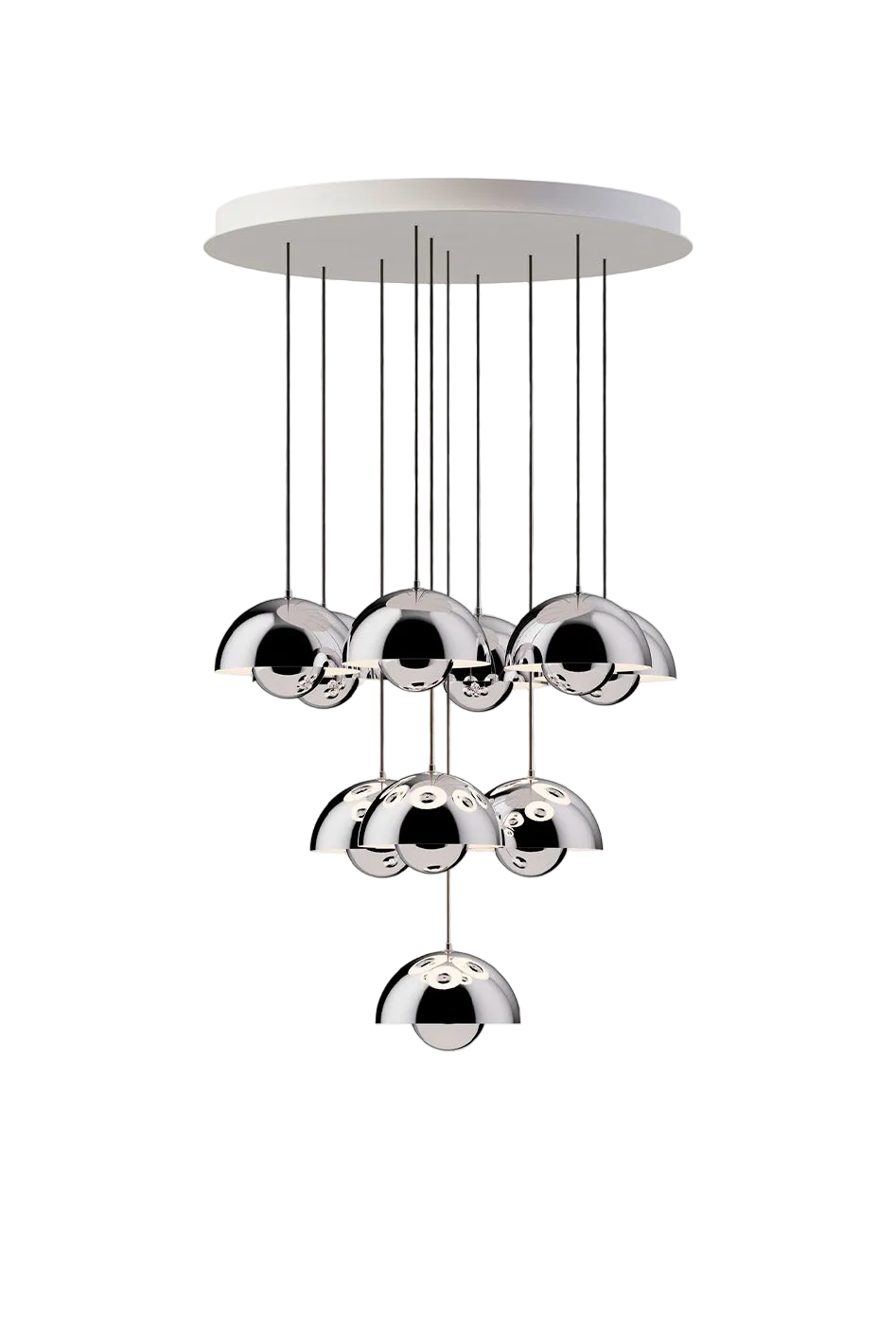 Flowerpot Chandelier VP1 10-lys Ø77