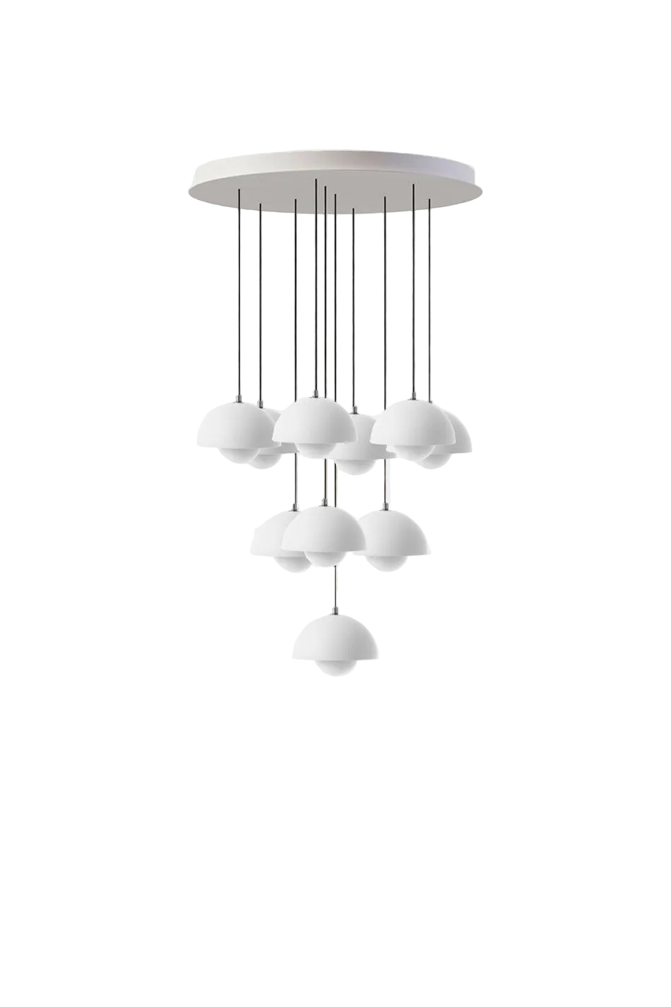 Flowerpot Chandelier VP10 10-lys Ø53